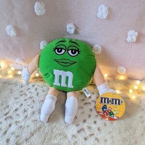 Green M&M Plushie